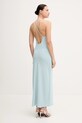 Calvin Klein sukienka LV044B053G turkusowy SS25