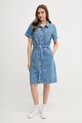 Tommy Hilfiger sukienka jeansowa WW0WW44380 niebieski SS25