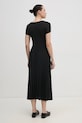 Tommy Hilfiger rochie WW0WW44618 negru SS25