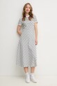 Tommy Hilfiger sukienka bawełniana biały WW0WW44547