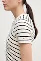 Tommy Hilfiger rochie din bumbac WW0WW44547 bej