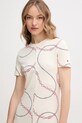 Памучна рокля Tommy Hilfiger WW0WW44547 бежов