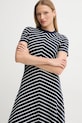 Бавовняна сукня Tommy Hilfiger темно-синій WW0WW44547