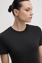 Tommy Hilfiger rochie din bumbac WW0WW44547 negru