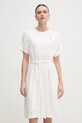 Хлопковое платье Tommy Hilfiger белый WW0WW45520