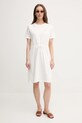Бавовняна сукня Tommy Hilfiger WW0WW45529 білий SS25