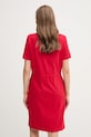 Îmbrăcăminte Tommy Hilfiger rochie din bumbac WW0WW45529 rosu