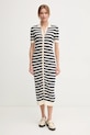 Odzież Tommy Hilfiger sukienka WW0WW44529 granatowy