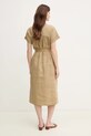 Дрехи Ленена рокля Tommy Hilfiger WW0WW44653 зелен