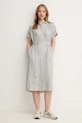 Tommy Hilfiger rochie din in gri WW0WW44653