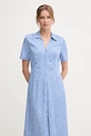 Šaty Tommy Hilfiger modrá WW0WW45941
