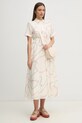 Сукня Tommy Hilfiger WW0WW46009 бежевий SS25