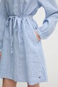 Льняна сукня Tommy Hilfiger WW0WW44666 блакитний