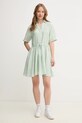 Tommy Hilfiger sukienka lniana WW0WW44672 zielony SS25