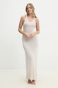 Plážové šaty Calvin Klein KW0KW02826 béžová SS25