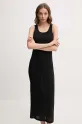 Calvin Klein rochie midi negru KW0KW02821