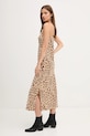 Dkny sukienka DJ5D9053 beżowy SS25