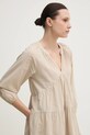 Dkny vestito in cotone beige DJ4D9021