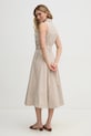 Oblečení Bavlněné šaty Dkny DJ5D9073 béžová