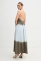 Oblačila Bombažna obleka Dkny DJ5D9063 modra