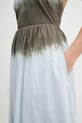 Хлопковое платье Dkny DJ5D9063 голубой