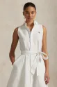 Oblečení Bavlněné šaty Polo Ralph Lauren 211906437 bílá