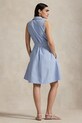 Polo Ralph Lauren sukienka bawełniana 211906437 niebieski SS25