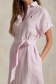 Polo Ralph Lauren sukienka lniana biały 211965843