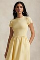 Îmbrăcăminte Polo Ralph Lauren rochie din bumbac 211966311 galben