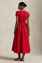 Polo Ralph Lauren rochie din bumbac 211966311 rosu SS25