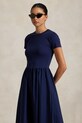 Odzież Polo Ralph Lauren sukienka bawełniana 211966311 granatowy