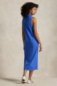 Бавовняна сукня Polo Ralph Lauren 211968292 блакитний SS25