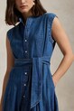 Polo Ralph Lauren rochie din denim bleumarin 211969142