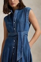 Polo Ralph Lauren rochie din denim bleumarin 211969142