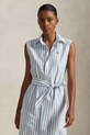 Одежда Хлопковое платье Polo Ralph Lauren 211973767 голубой