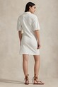 Polo Ralph Lauren sukienka bawełniana 211A88516 biały SS25