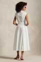 Polo Ralph Lauren rochie din bumbac 211969143 alb SS25
