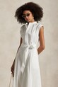 Ρούχα Βαμβακερό φόρεμα Polo Ralph Lauren 211969143 λευκό