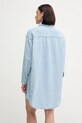 Oblečenie Šaty s prímesou ľanu Calvin Klein Jeans J20J225172 modrá