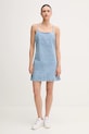 Calvin Klein Jeans sukienka jeansowa J20J225173 niebieski SS25