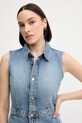 Calvin Klein Jeans sukienka jeansowa niebieski LV047B074G