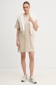 Calvin Klein Jeans rochie din bumbac J20J225289 bej SS25