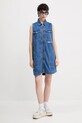 Rifľové šaty Karl Lagerfeld Jeans A2W13025 modrá SS25
