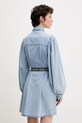 Îmbrăcăminte Karl Lagerfeld Jeans rochie din bumbac A2W13022 albastru