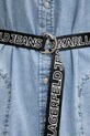 Karl Lagerfeld Jeans rochie din bumbac A2W13022 albastru