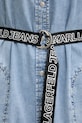 Бавовняна сукня Karl Lagerfeld Jeans A2W13022 блакитний