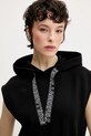 Karl Lagerfeld Jeans rochie din bumbac negru A2W13033