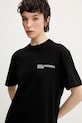 Бавовняна сукня Karl Lagerfeld Jeans чорний A2W13036