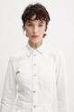 Karl Lagerfeld Jeans rochie din denim alb A2W13046