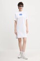 Karl Lagerfeld Jeans rochie din bumbac A2W13028 alb SS25